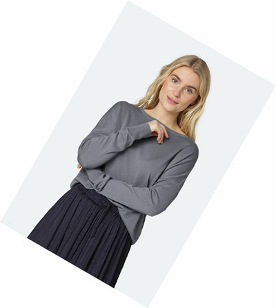 Ilse Jacobsen Sweatshirt Dame Grå | ZCXDG5087